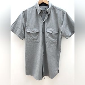 Mens Short Sleeve Dress Shirt Trunks Surf and Swim Co.